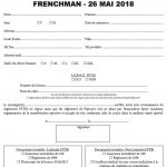 Bulletin d'inscription MY TRIBE - FRENCHMAN